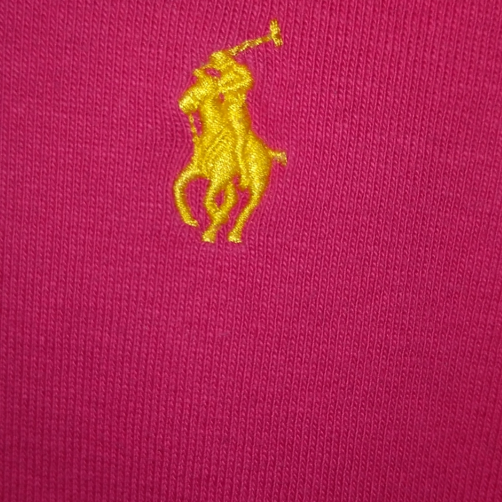 Pink long sleeved Ralph Lauren t shirt